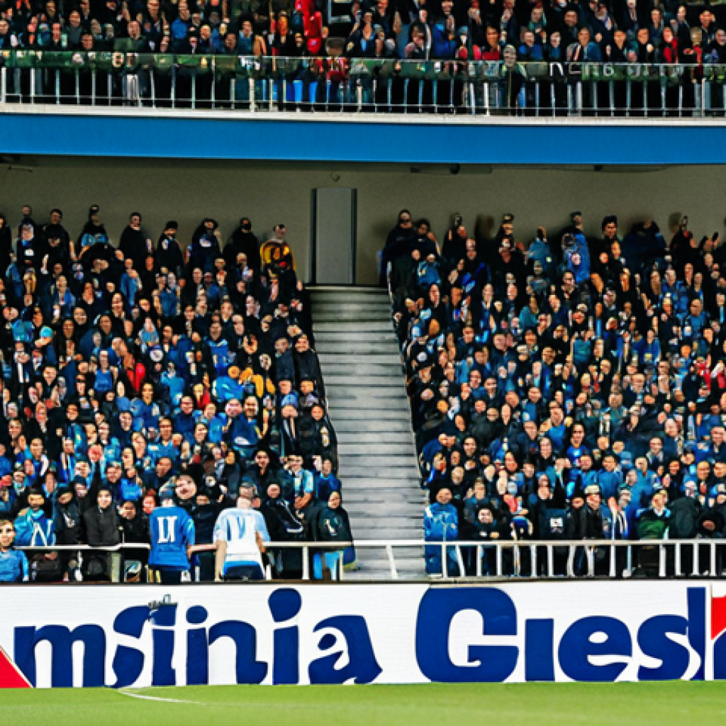 에스토니아의 주요 스포츠 및 유명 선수 - A packed stadium during a Meistriliiga football match in Estonia, showcasing enthusiastic fans, full...