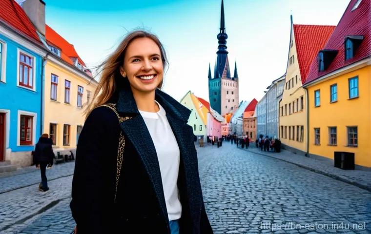 에스토니아 교통 시스템 이용법 - **Image Prompt 1: The Modern Commuter's Ease**
    A clear, brightly lit close-up shot of a young ad...