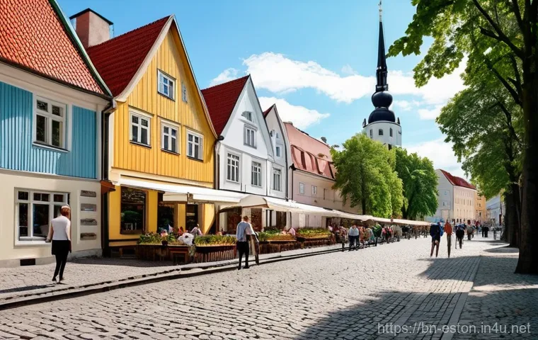 에스토니아에서 가장 비싼 부동산 지역 - **Tallinn's Urban Blend: Kalamaja/Kadriorg Street Scene**
    "A vibrant street scene in Tallinn's K...